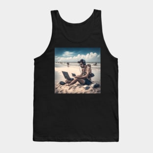 Content Creator on the Beach Tank Top